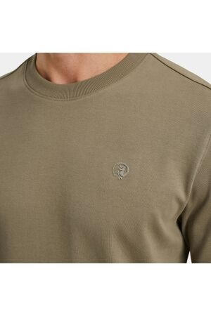 Cast Iron Short sleeve r-neck regular fit in 8025 Blindle