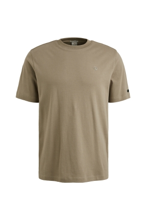 Cast Iron Short sleeve r-neck regular fit in 8025 Blindle