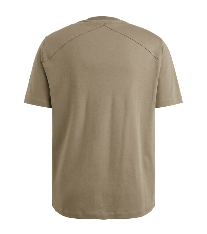 Cast Iron Short sleeve r-neck regular fit in 8025 Blindle