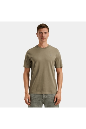 Cast Iron Short sleeve r-neck regular fit in 8025 Blindle