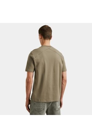 Cast Iron Short sleeve r-neck regular fit in 8025 Blindle
