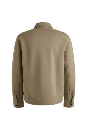 Cast Iron Zip jacket interlock sweat 8025 Brindle