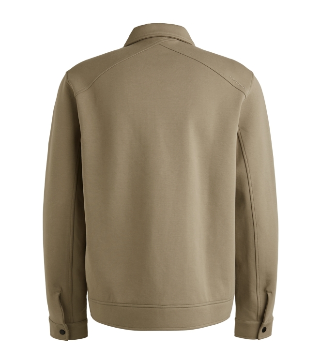 Cast Iron Zip jacket interlock sweat 8025 Brindle