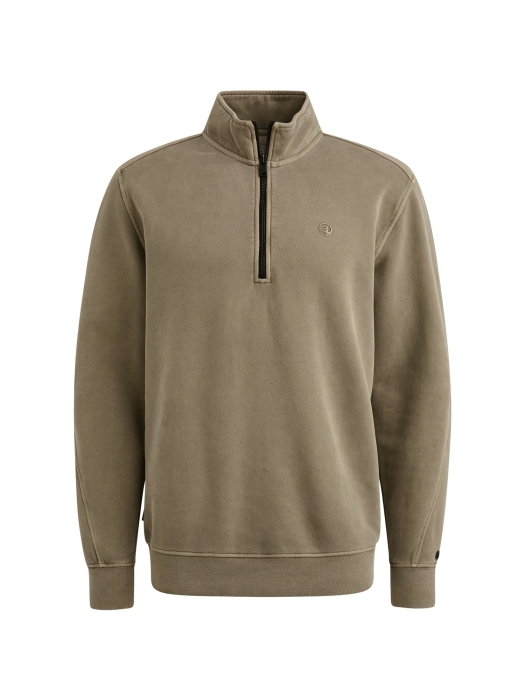 Cast Iron Half zip collar regular fit peache 8025 Brindle