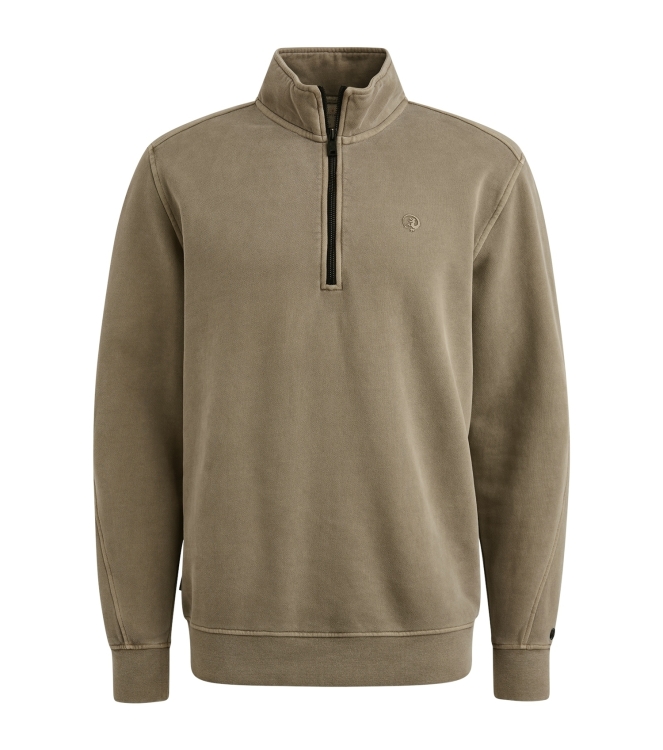 Cast Iron Half zip collar regular fit peache 8025 Brindle