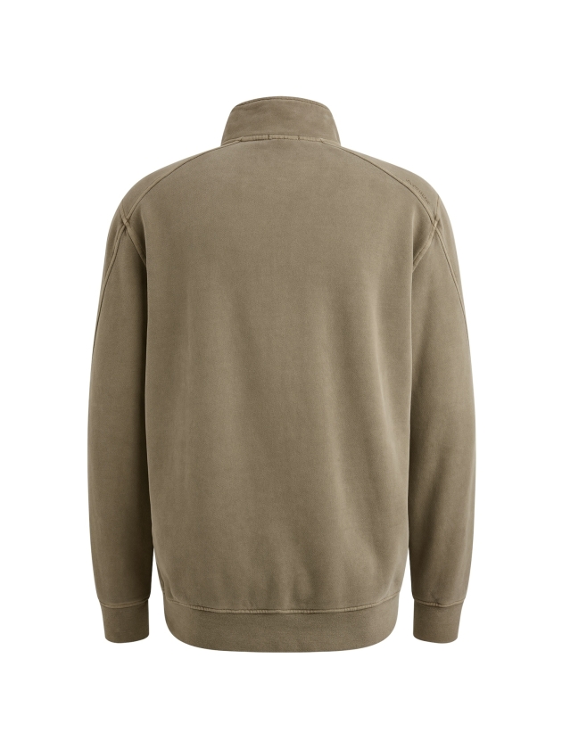 Cast Iron Half zip collar regular fit peache 8025 Brindle
