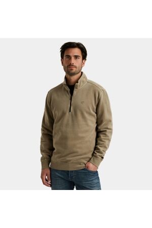 Cast Iron Half zip collar regular fit peache 8025 Brindle