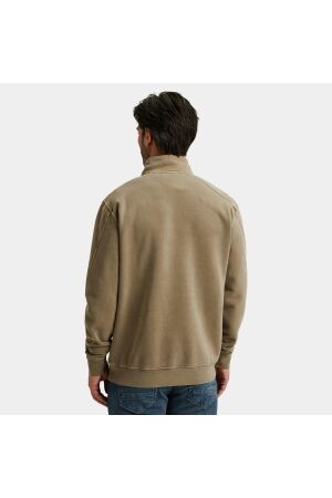 Cast Iron Half zip collar regular fit peache 8025 Brindle