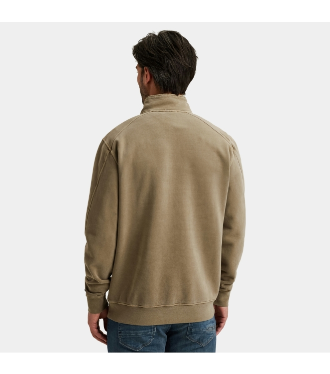 Cast Iron Half zip collar regular fit peache 8025 Brindle