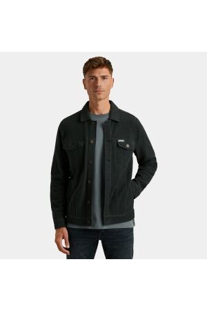 Cast Iron Button jacket frontloop terry 5442 Sea storm