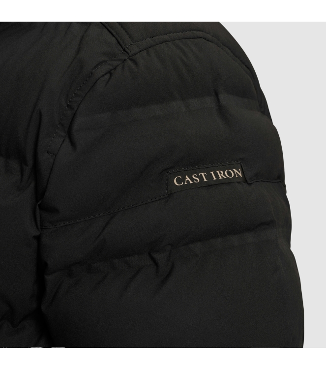 Cast Iron Short jacket 2L softshell heatseal Jet black