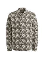 Cast Iron LONG SLEEVE SHIRT Tech Jacquard 9001 Vaporous gray