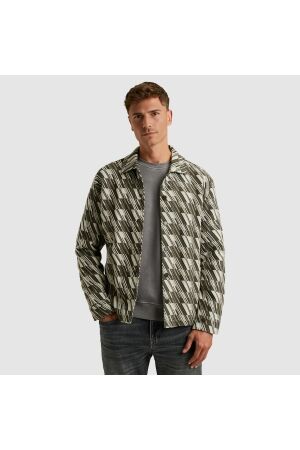 Cast Iron LONG SLEEVE SHIRT Tech Jacquard 9001 Vaporous gray
