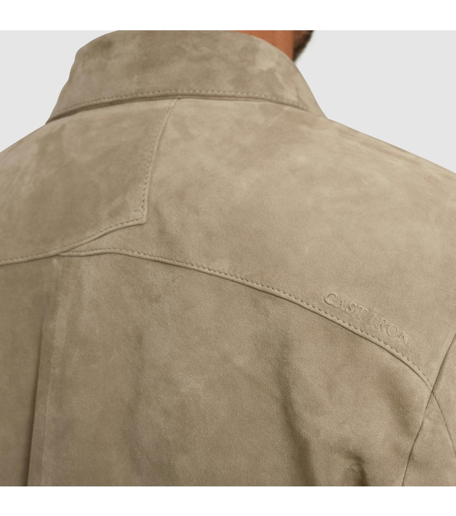 Cast Iron Long Sleeve Shirt Suede 7146 Crockery