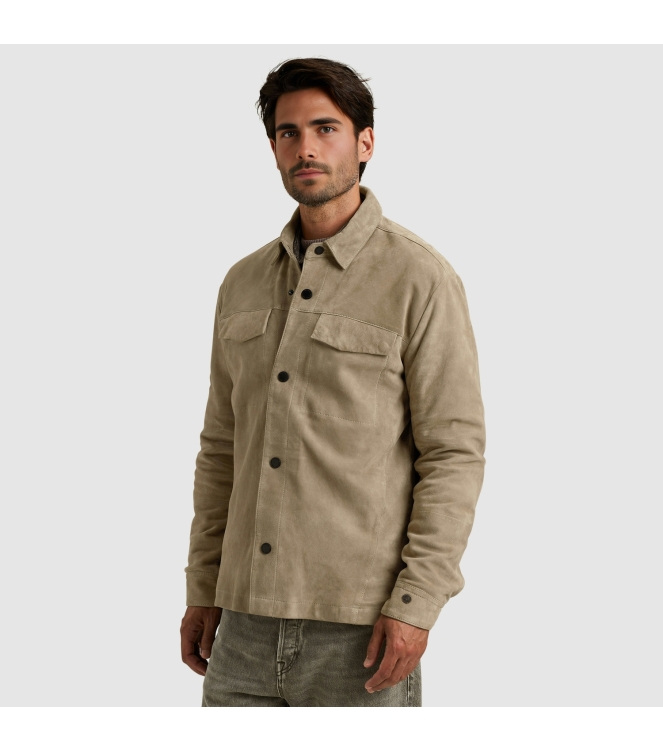 Cast Iron Long Sleeve Shirt Suede 7146 Crockery