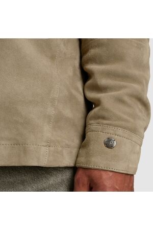 Cast Iron Long Sleeve Shirt Suede 7146 Crockery