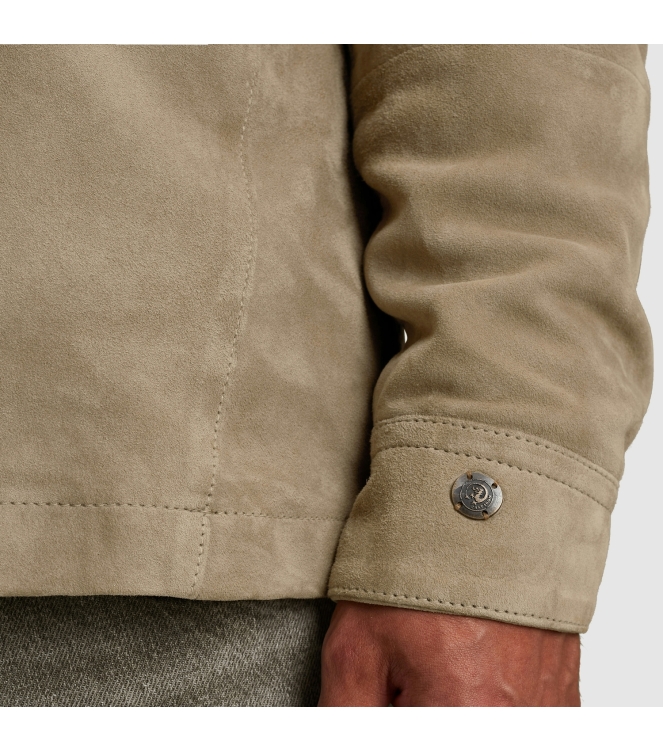 Cast Iron Long Sleeve Shirt Suede 7146 Crockery