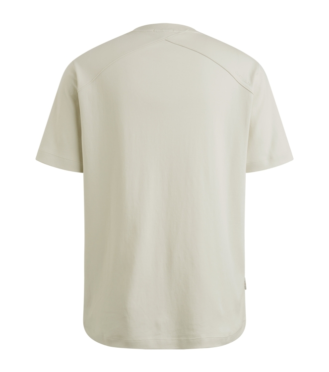 Cast Iron Short sleeve r-neck regular fit in 9001 Vaporous gray