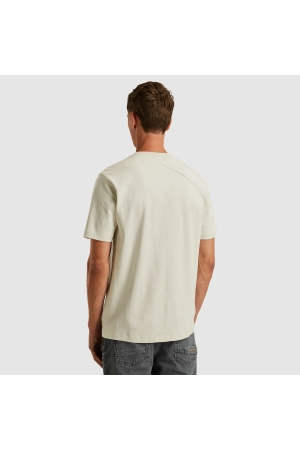 Cast Iron Short sleeve r-neck regular fit in 9001 Vaporous gray