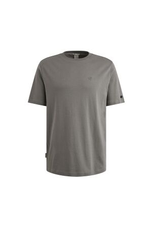 Cast Iron Short sleeve r-neck regular fit in 9133 Granite gray