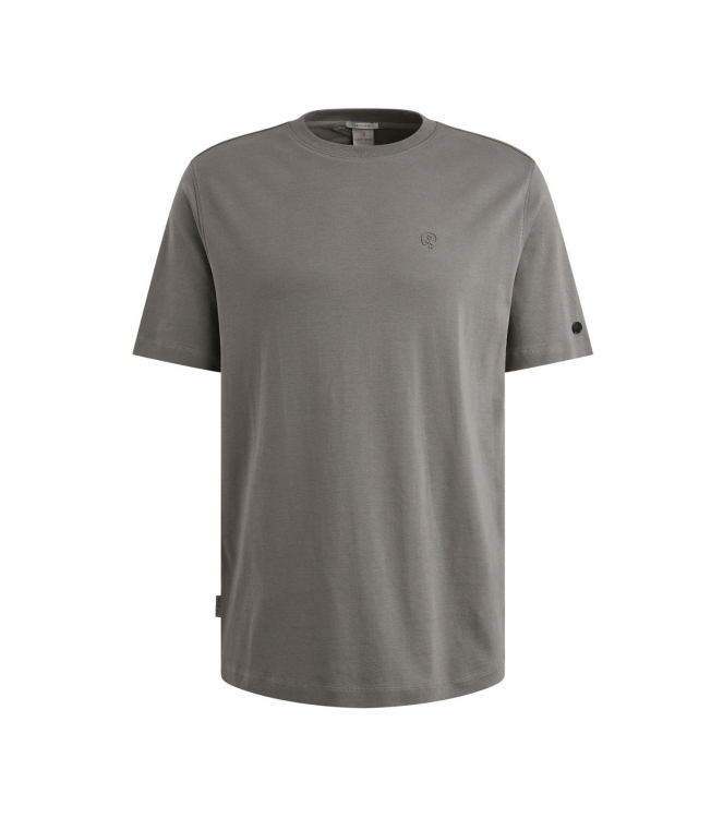 Cast Iron Short sleeve r-neck regular fit in 9133 Granite gray