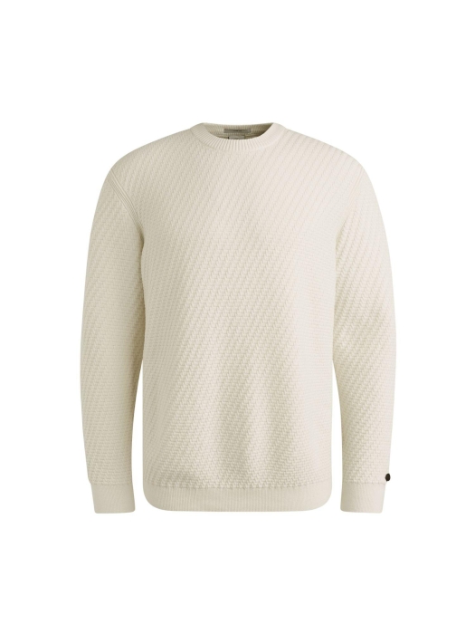 Cast Iron Crewneck regular fit cotton stretc 9001 Vaporous gray