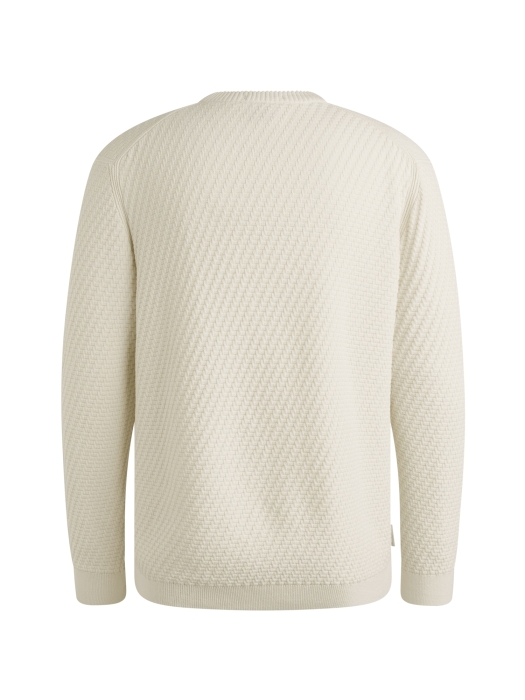 Cast Iron Crewneck regular fit cotton stretc 9001 Vaporous gray