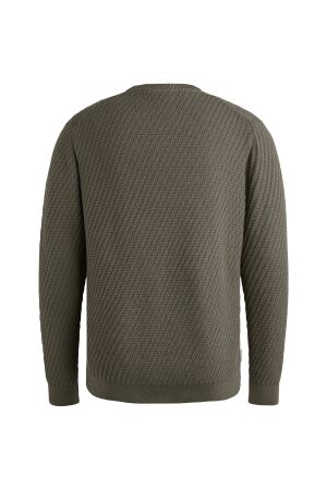 Cast Iron Crewneck regular fit cotton stretc 9133 Granite gray