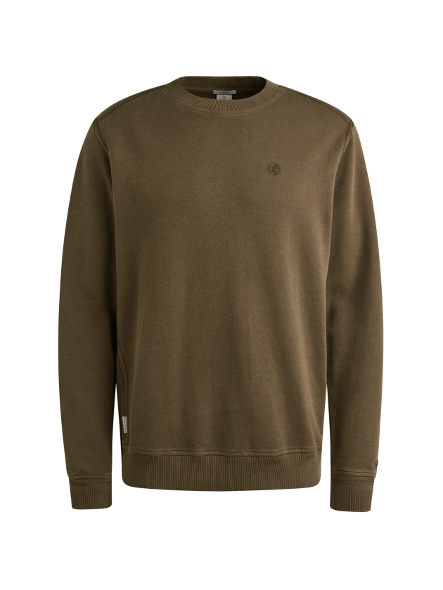 Cast Iron Long sleeve r-neck regular fit twi 6444 Crocodile