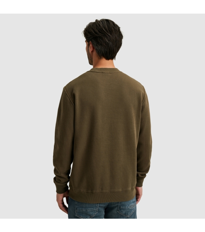 Cast Iron Long sleeve r-neck regular fit twi 6444 Crocodile