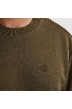 Cast Iron Long sleeve r-neck regular fit twi 6444 Crocodile