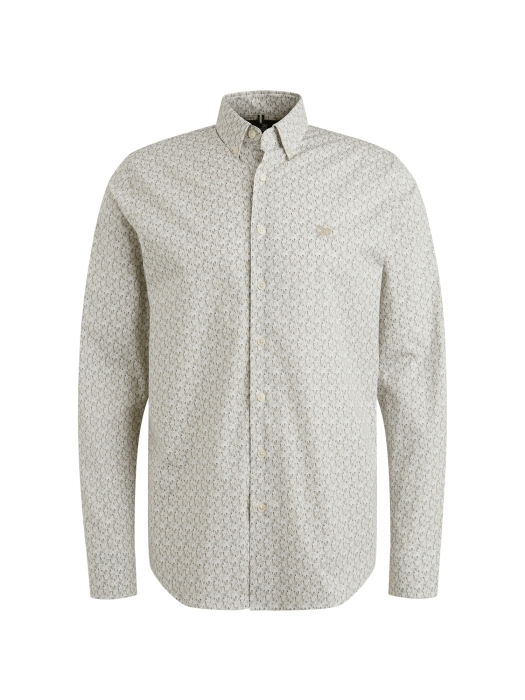 Vanguard Long Sleeve Shirt Print on Poplin 7003 Bright white