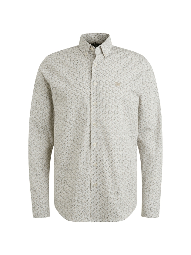 Vanguard Long Sleeve Shirt Print on Poplin 7003 Bright white