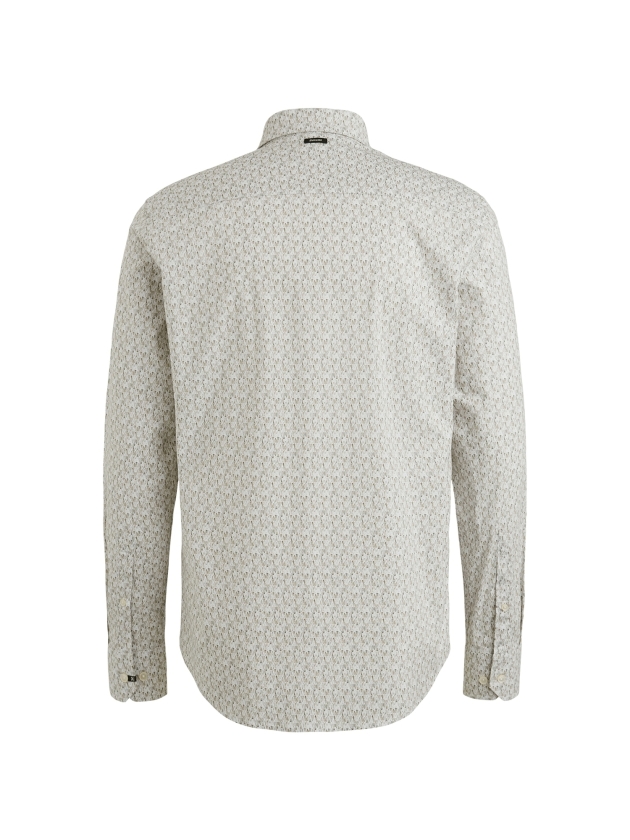 Vanguard Long Sleeve Shirt Print on Poplin 7003 Bright white