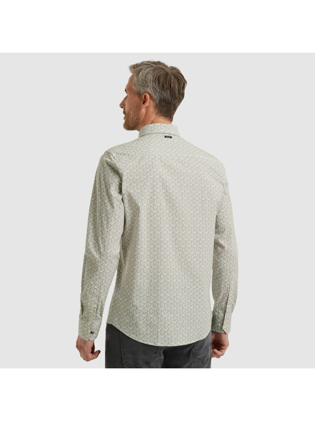 Vanguard Long Sleeve Shirt Print on Poplin 7003 Bright white
