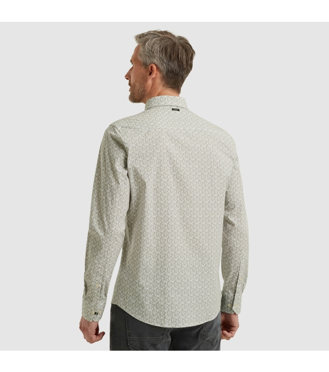 Vanguard Long Sleeve Shirt Print on Poplin 7003 Bright white