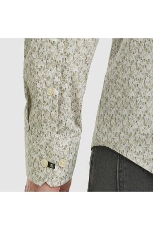 Vanguard Long Sleeve Shirt Print on Poplin 7003 Bright white
