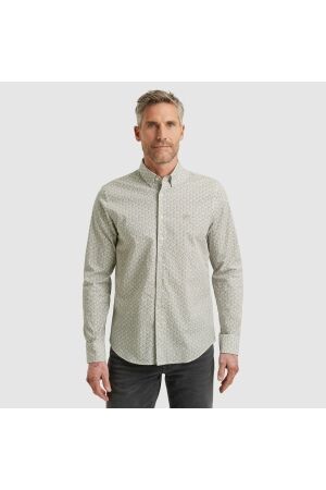 Vanguard Long Sleeve Shirt Print on Poplin 7003 Bright white
