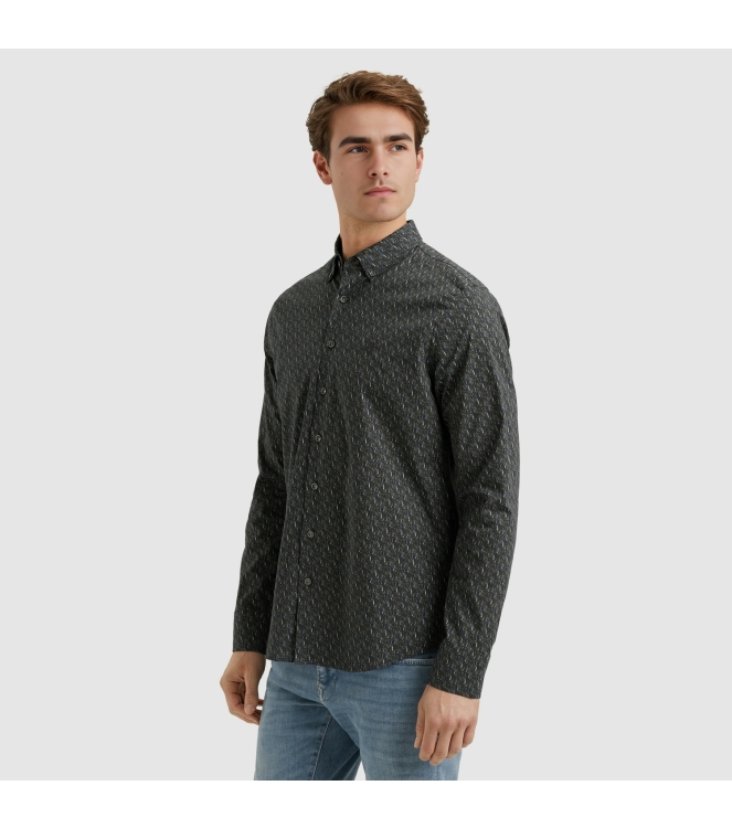 Vanguard Long Sleeve Shirt Print on Poplin 5073 Sky captain