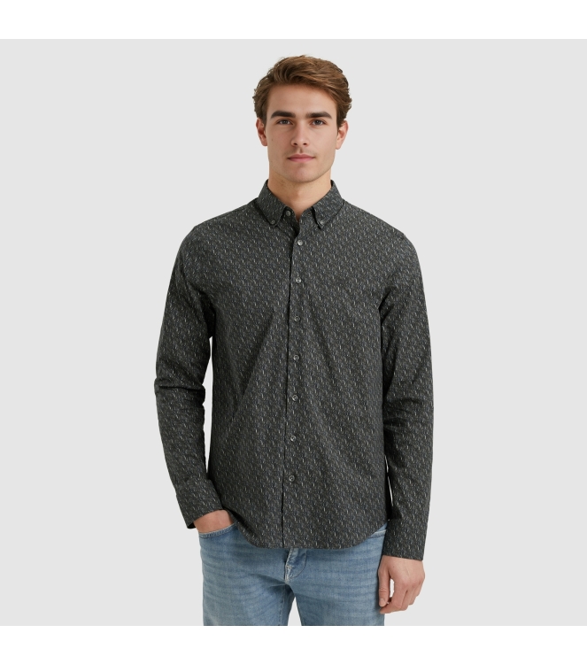 Vanguard Long Sleeve Shirt Print on Poplin 5073 Sky captain