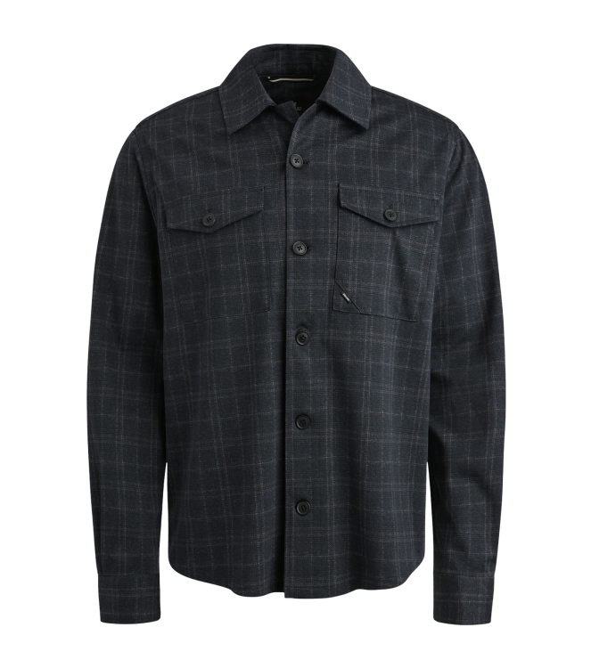 Vanguard LONG SLEEVE SHIRT Check Tech blend 5073 Sky captain
