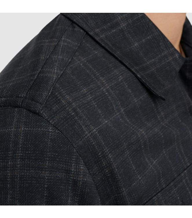 Vanguard LONG SLEEVE SHIRT Check Tech blend 5073 Sky captain