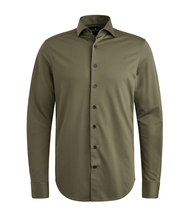 Vanguard LONG SLEEVE SHIRT Versatile Oxford 6497 Tea leaf