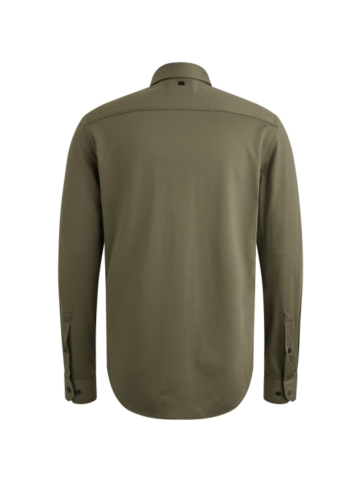 Vanguard LONG SLEEVE SHIRT Versatile Oxford 6497 Tea leaf