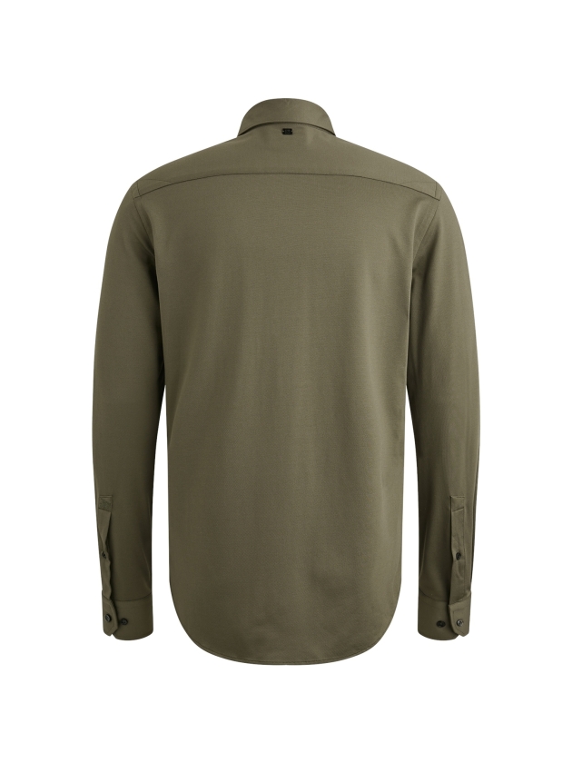 Vanguard LONG SLEEVE SHIRT Versatile Oxford 6497 Tea leaf