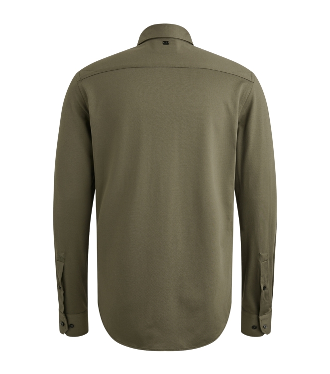 Vanguard LONG SLEEVE SHIRT Versatile Oxford 6497 Tea leaf