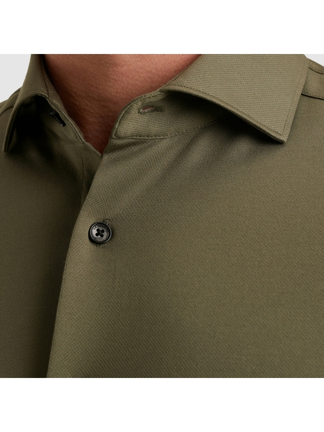 Vanguard LONG SLEEVE SHIRT Versatile Oxford 6497 Tea leaf