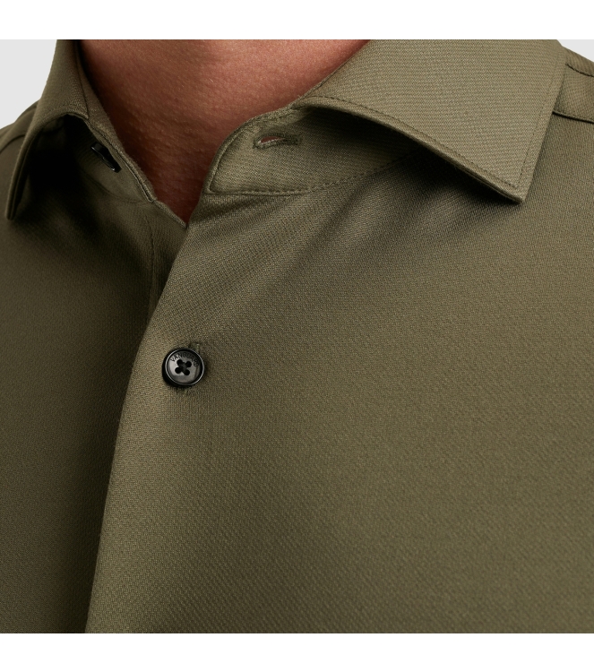 Vanguard LONG SLEEVE SHIRT Versatile Oxford 6497 Tea leaf