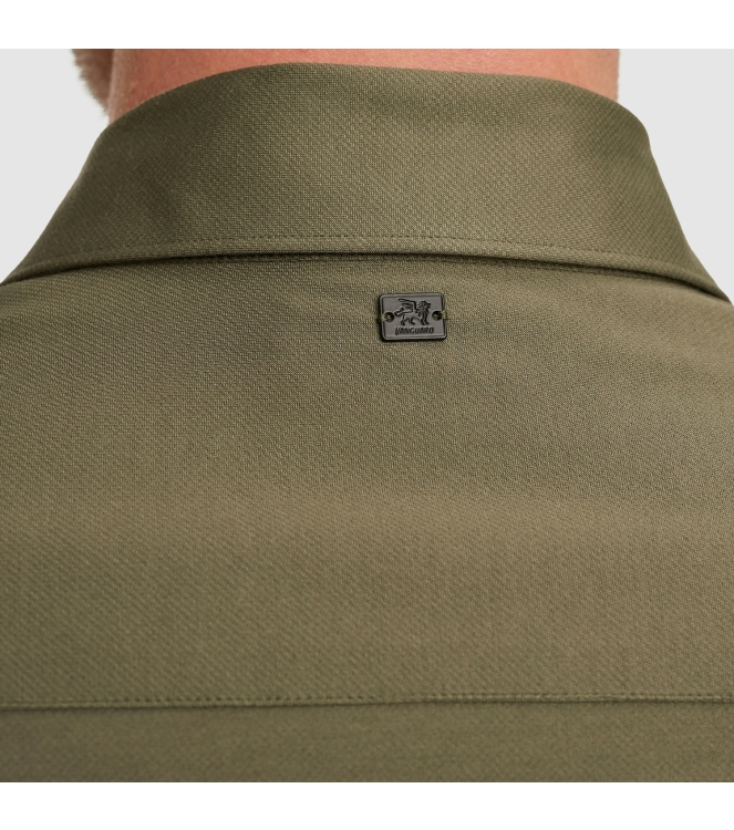 Vanguard LONG SLEEVE SHIRT Versatile Oxford 6497 Tea leaf