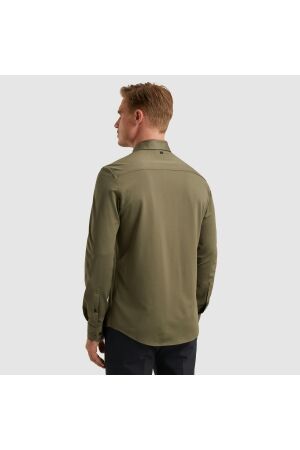 Vanguard LONG SLEEVE SHIRT Versatile Oxford 6497 Tea leaf